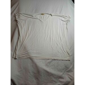 Piko 1988 Tunic Shirt Womens XL White Slouchy‎ Minimalist Loungewear Lagenlook